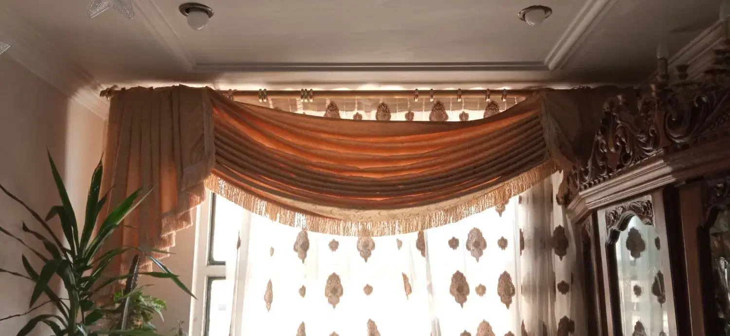 پرده|پرده، رانر، رومیزی|اهواز, کمپلو شمالی|دیوار