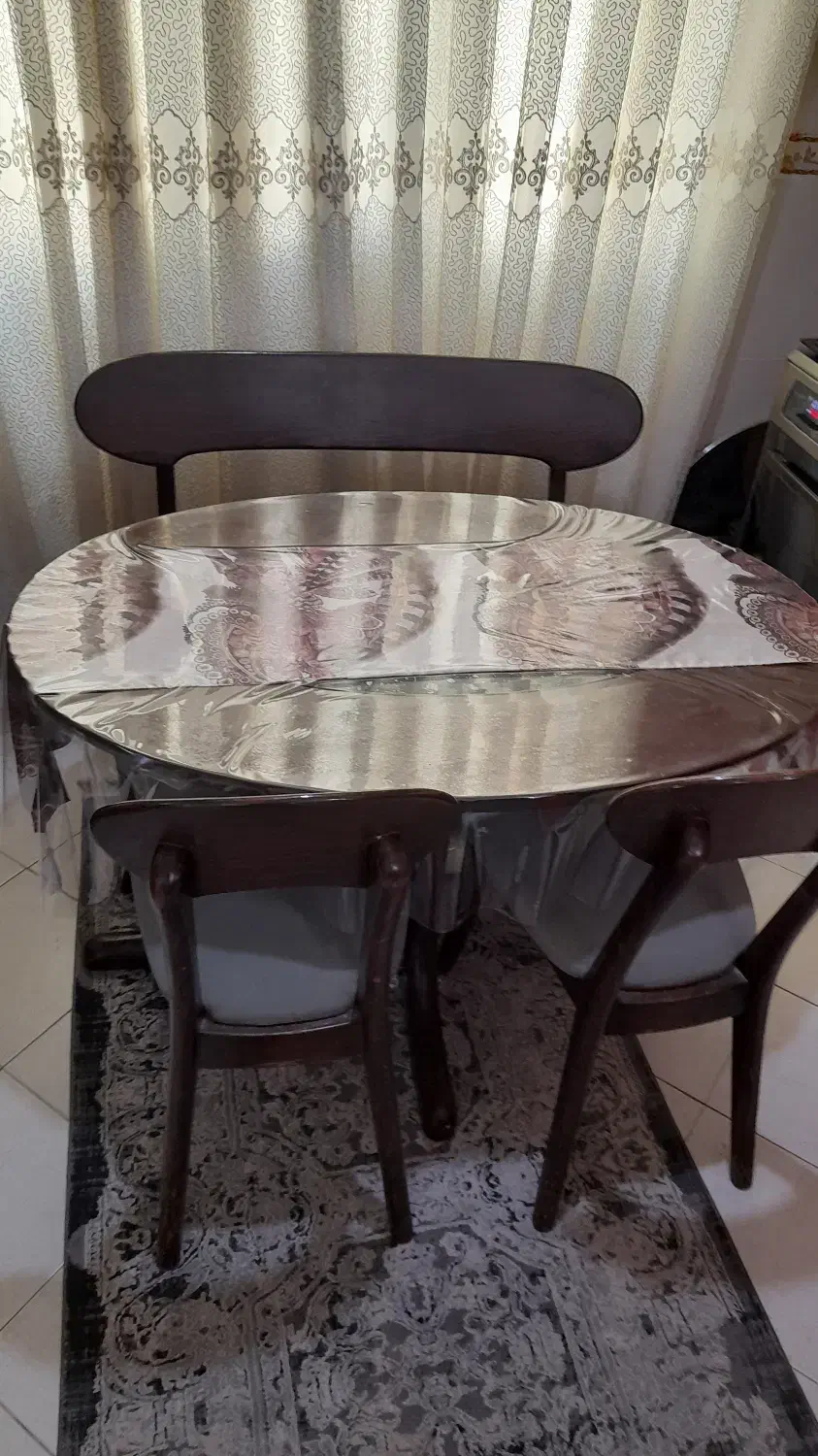 میزناهارخوری ۴نفره تمام چوب راش|میز و صندلی غذاخوری|تهران, افسریه شمالی|دیوار