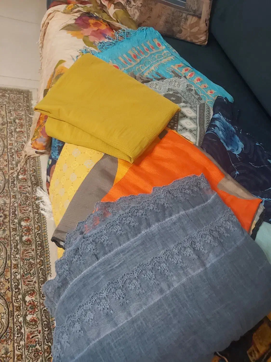 انواع شال با قیمت باور نکردنی ، یک فرصت ویژه|لباس|ساری, |دیوار