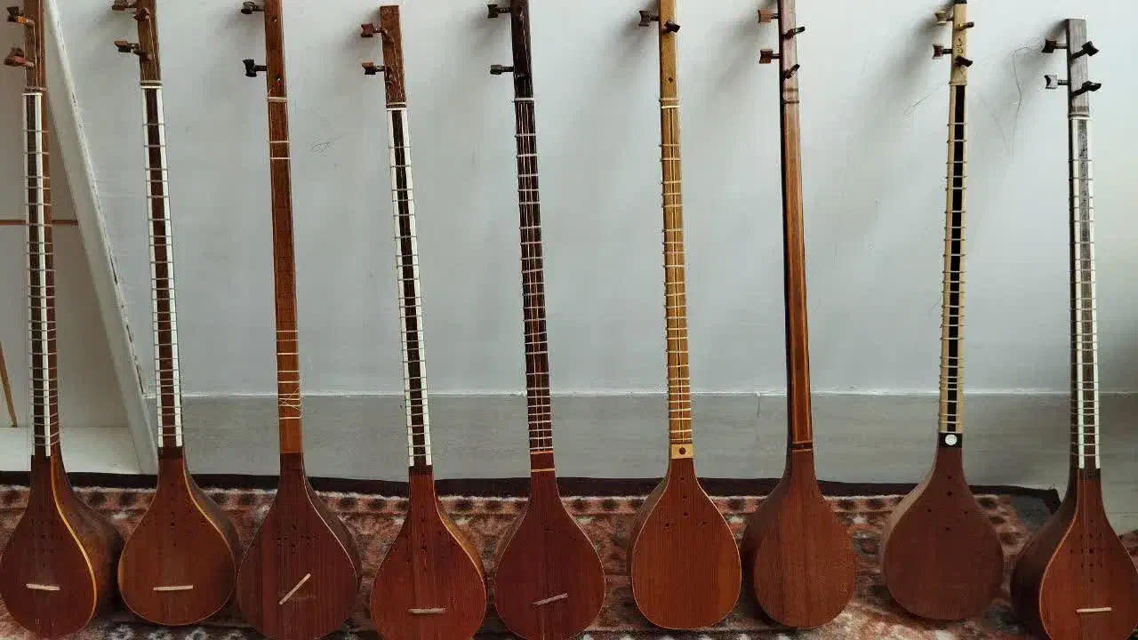 سه تار|سازهای سنتی|بناب, |دیوار