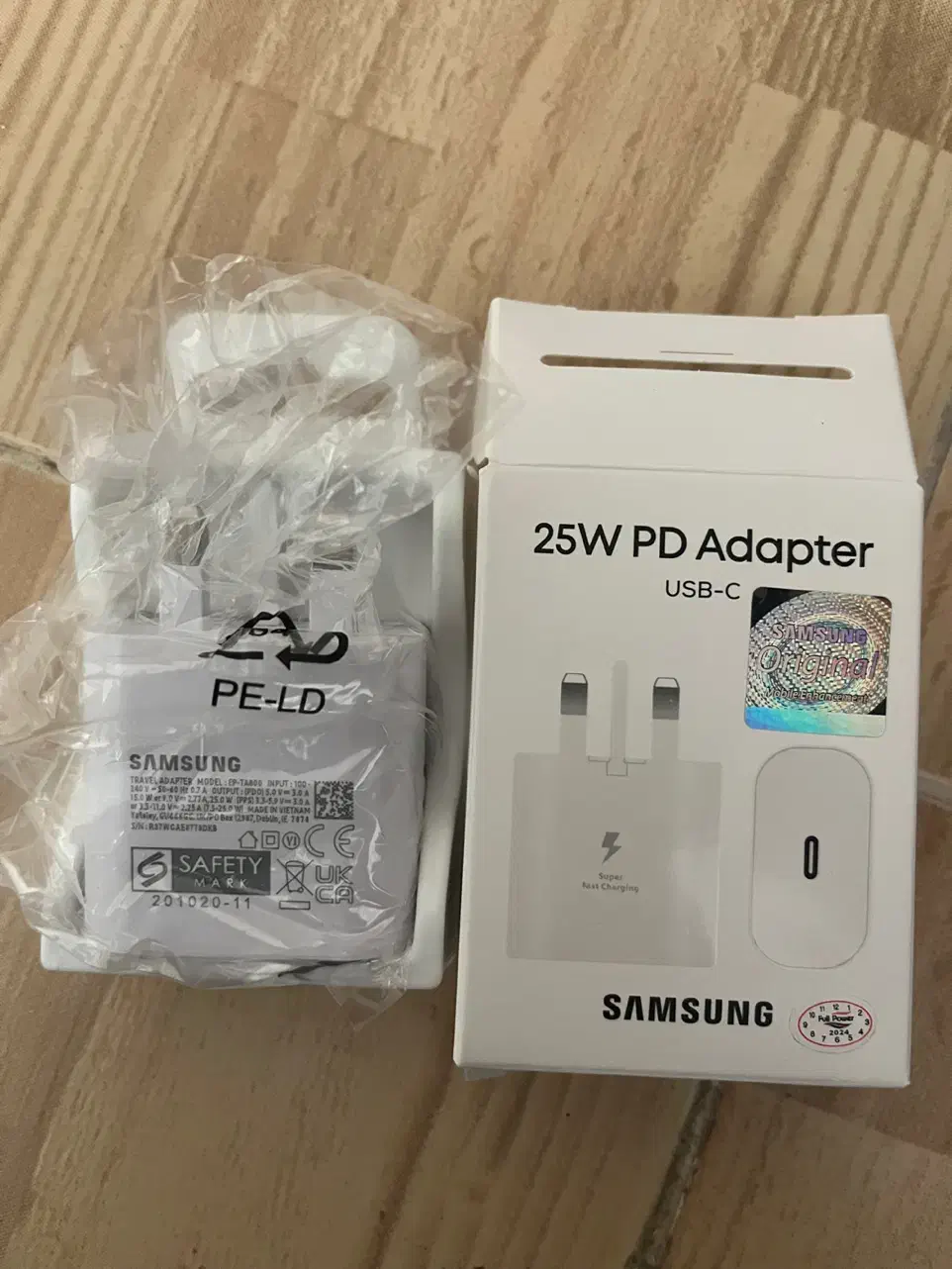 شارژر اصل ۲۵ وات سامسونگ|لوازم جانبی موبایل و تبلت|شاهین‌شهر, خانه کارگر|دیوار