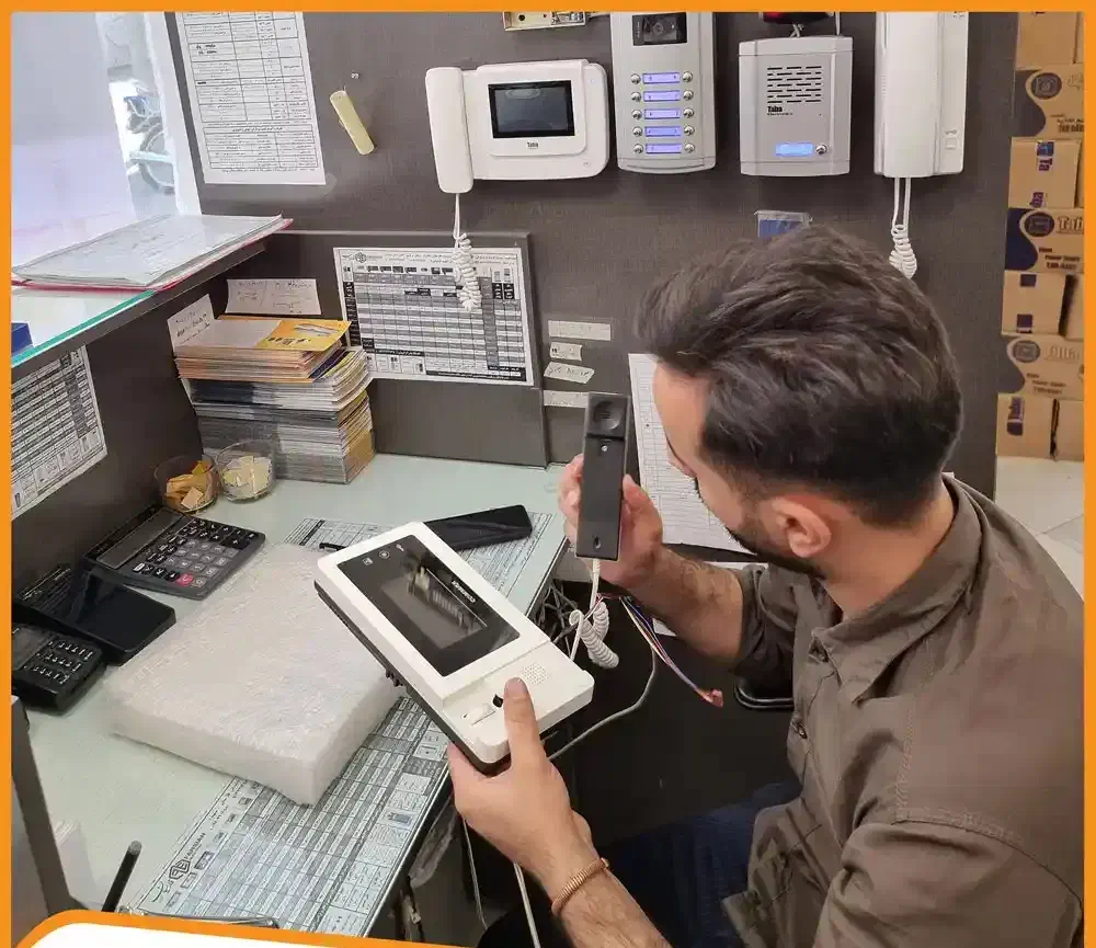 تعمیر نصب آیفون صوتی تصویری برقکار خط تلفن تابلو|خدمات پیشه و مهارت|کرمانشاه, |دیوار