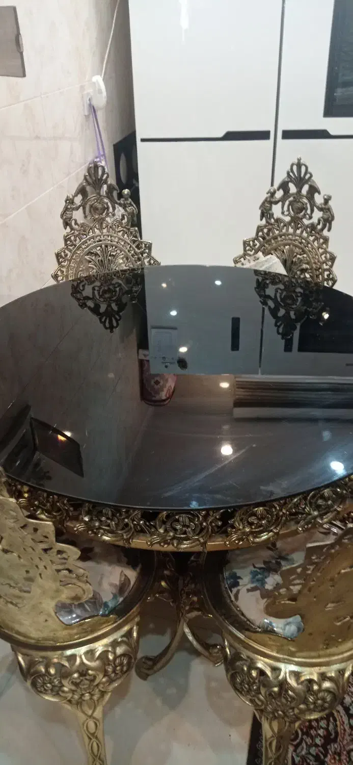 میز غذاخوری برنز|میز و صندلی غذاخوری|کرج, برغان|دیوار