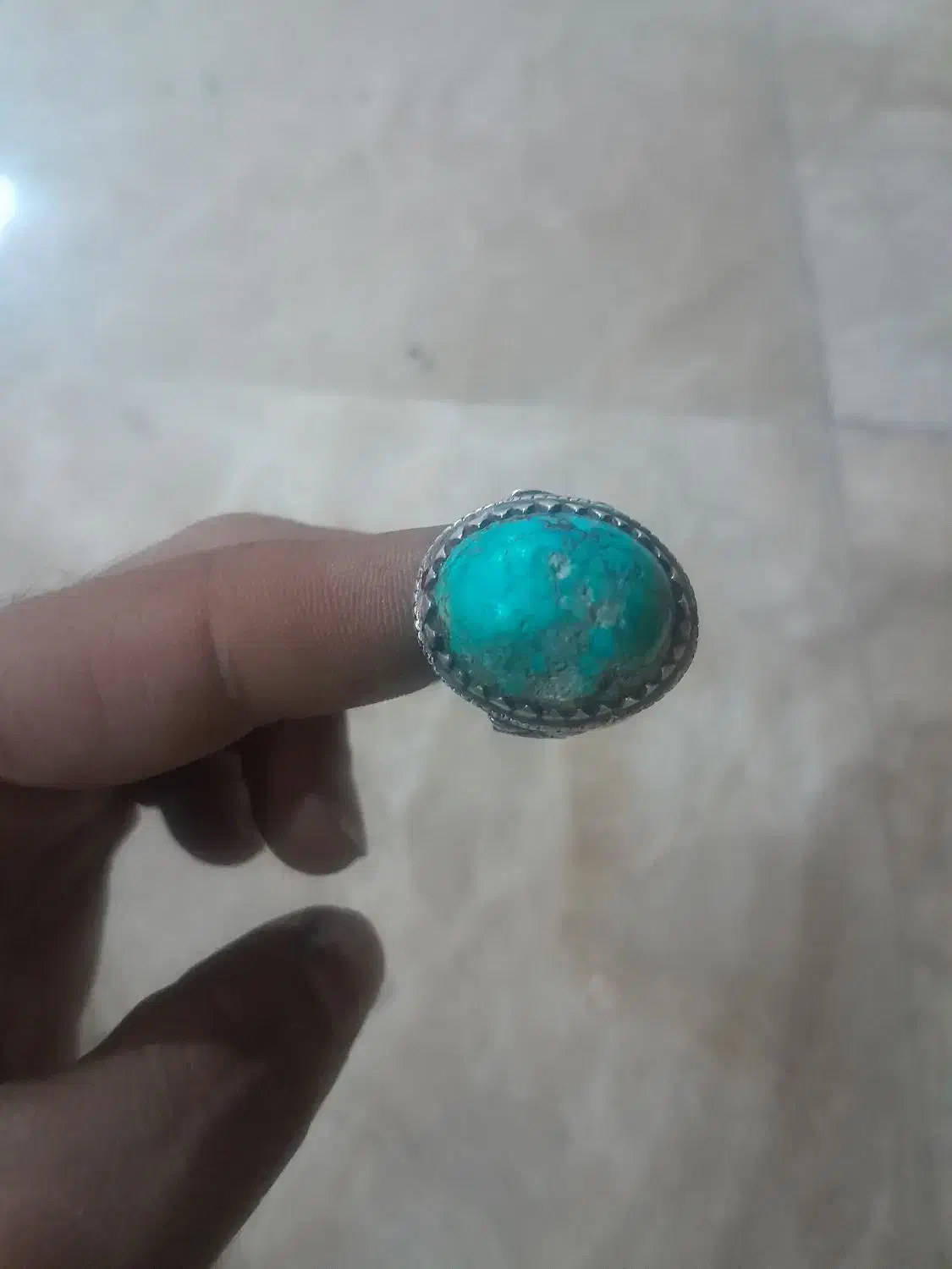 انگشتر فیروزه اصل نیشابور فروشی یا|جواهرات|شهریار, ابراهیمآباد|دیوار