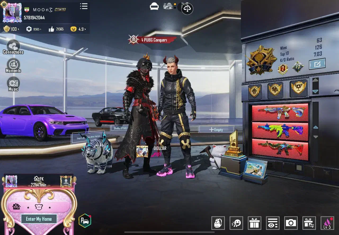 اکانت پابجی|کنسول، بازی ویدئویی و آنلاین|نیک شهر, |دیوار