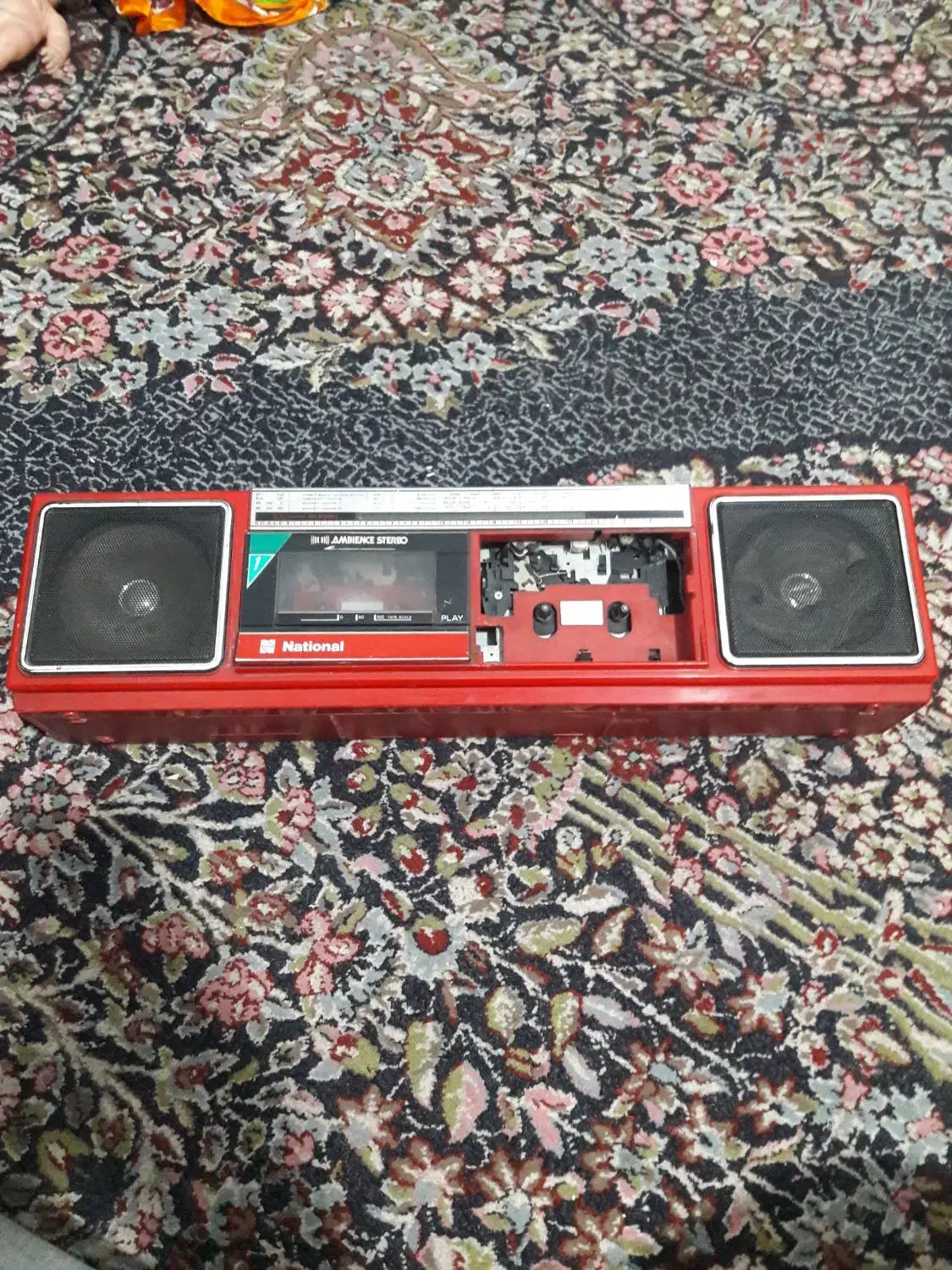 رادیو ضبط ناسیونال|کلکسیون اشیاء عتیقه|کرمان, |دیوار