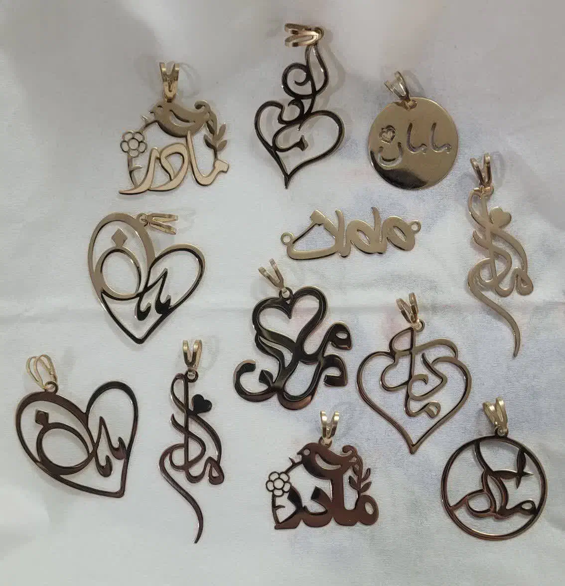 پلاک اسم طلا مستقیم از تولیدکننده اصفهان|جواهرات|اصفهان, خرم|دیوار