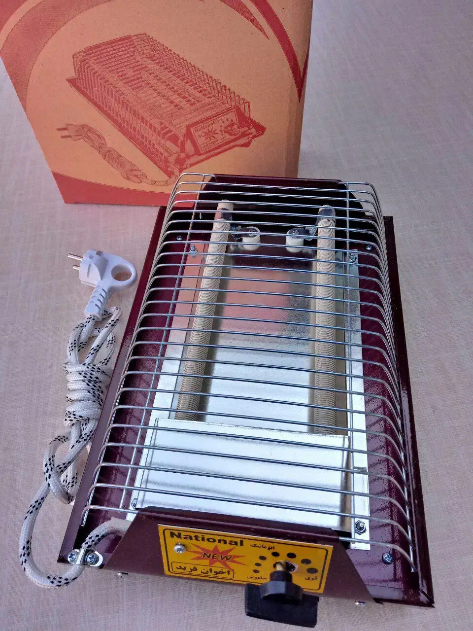 بخاری برقی کرسی برقی ۲ شعله اخوان فرید اصل|بخاری، هیتر، شومینه|تبریز, |دیوار