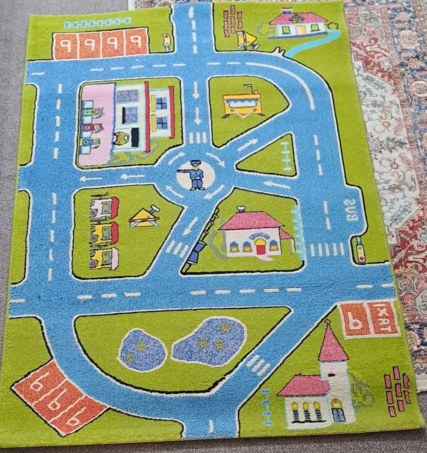 فرش اتاق خواب کودک ابعاد ۱.۵×۱ در حد نو|فرش|چهاردانگه (تهران), |دیوار