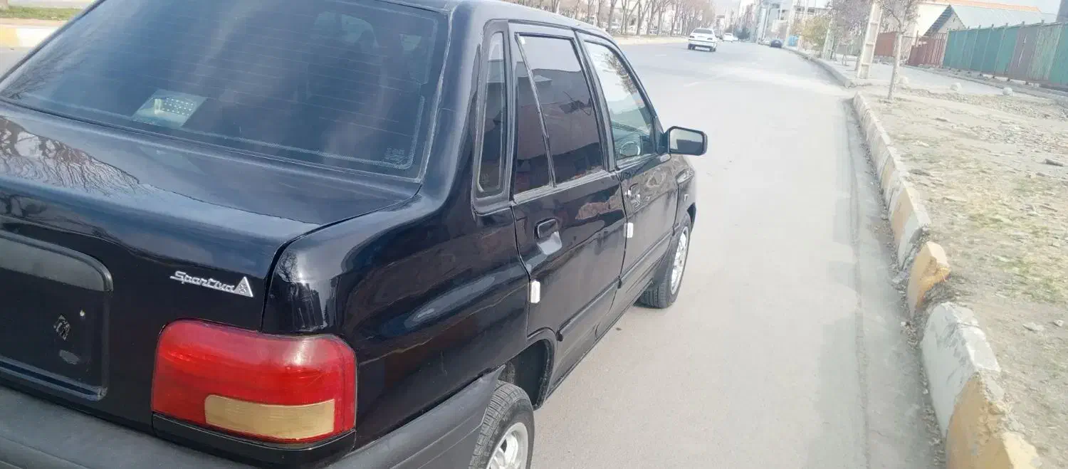 پرایدمشکی مدل92کمپلت رنگ|خودرو سواری و وانت|بانه, |دیوار