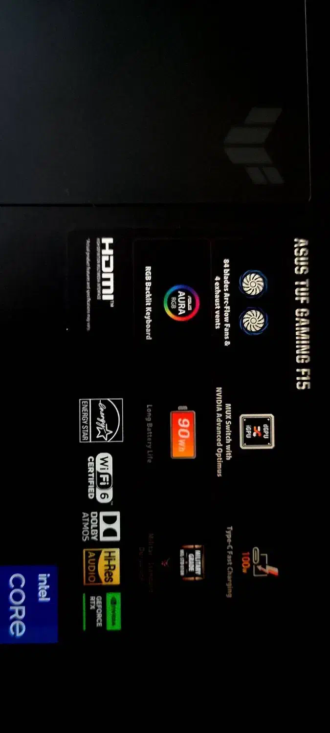 لپ‌تاپ گیمینگ ایسوس مدل FX570ZI|رایانه همراه|قدس, شهر‌قدس|دیوار