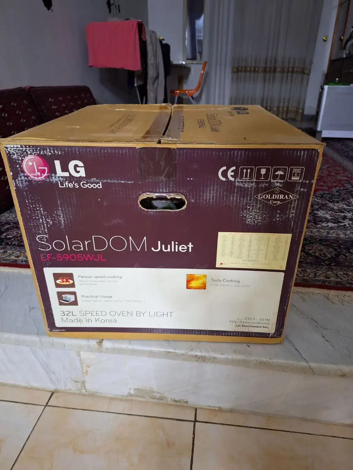 مایکروویو LG اصلی سولاردام Juliet|اجاق گاز و لوازم برقی پختوپز|کرمانشاه, |دیوار