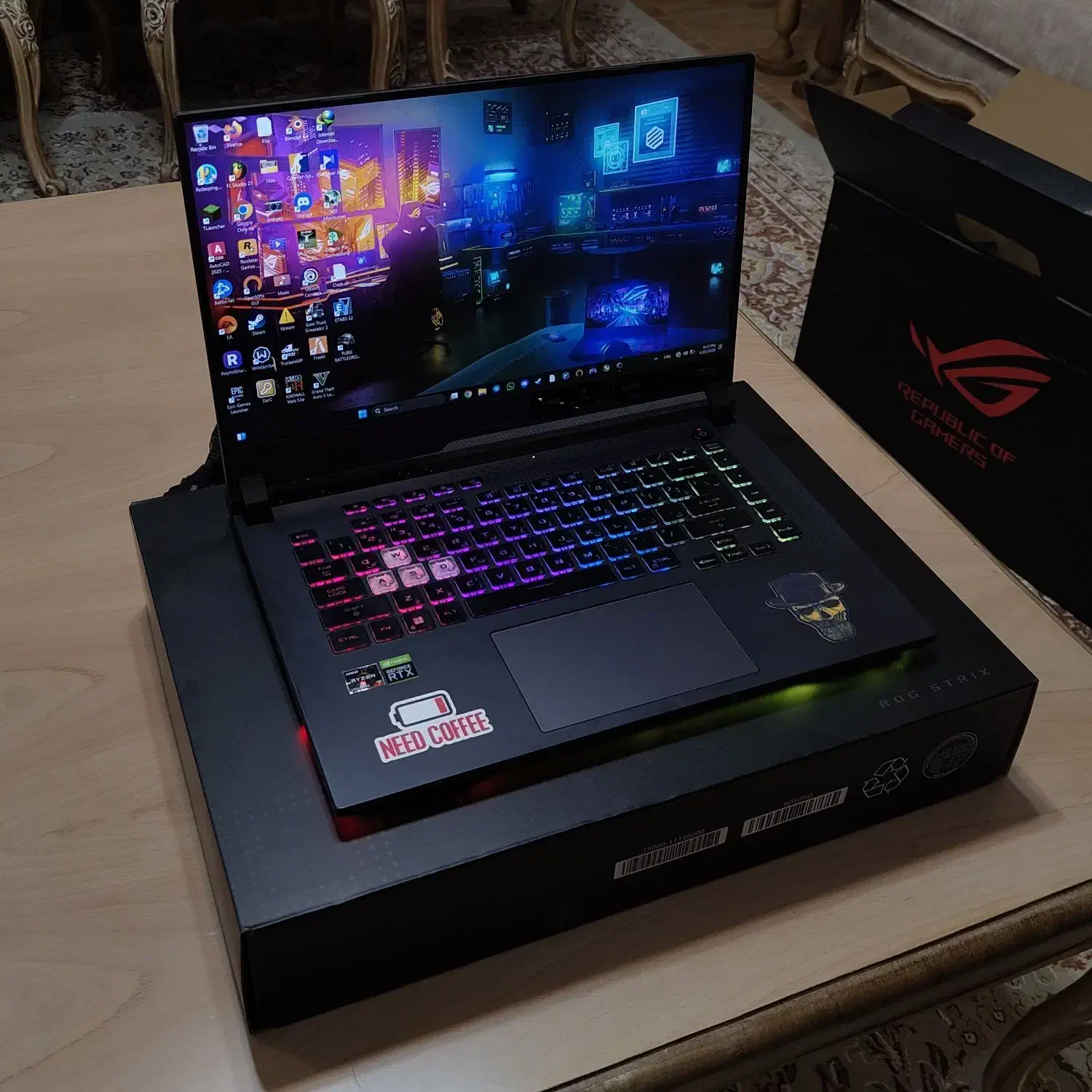 لپ تاپ گیمینگ ASUS G513RC i7|رایانه همراه|آبادان, |دیوار