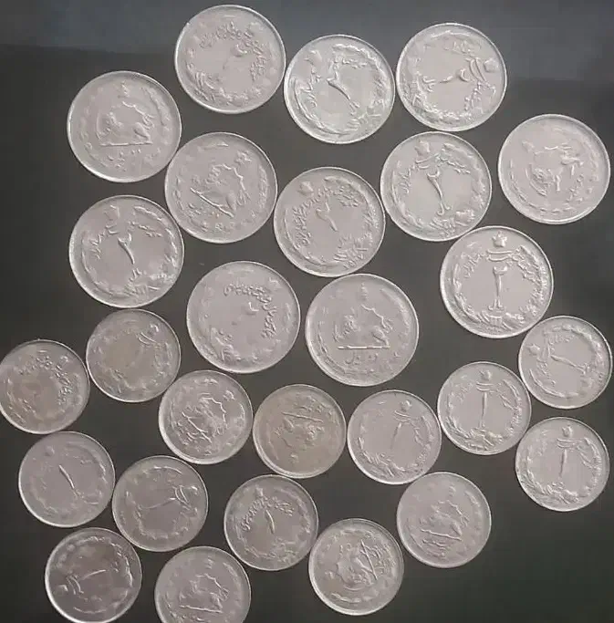 تعدادی سکه پهلوی|کلکسیون سکه، تمبر، اسکناس|اهواز, امانیه|دیوار