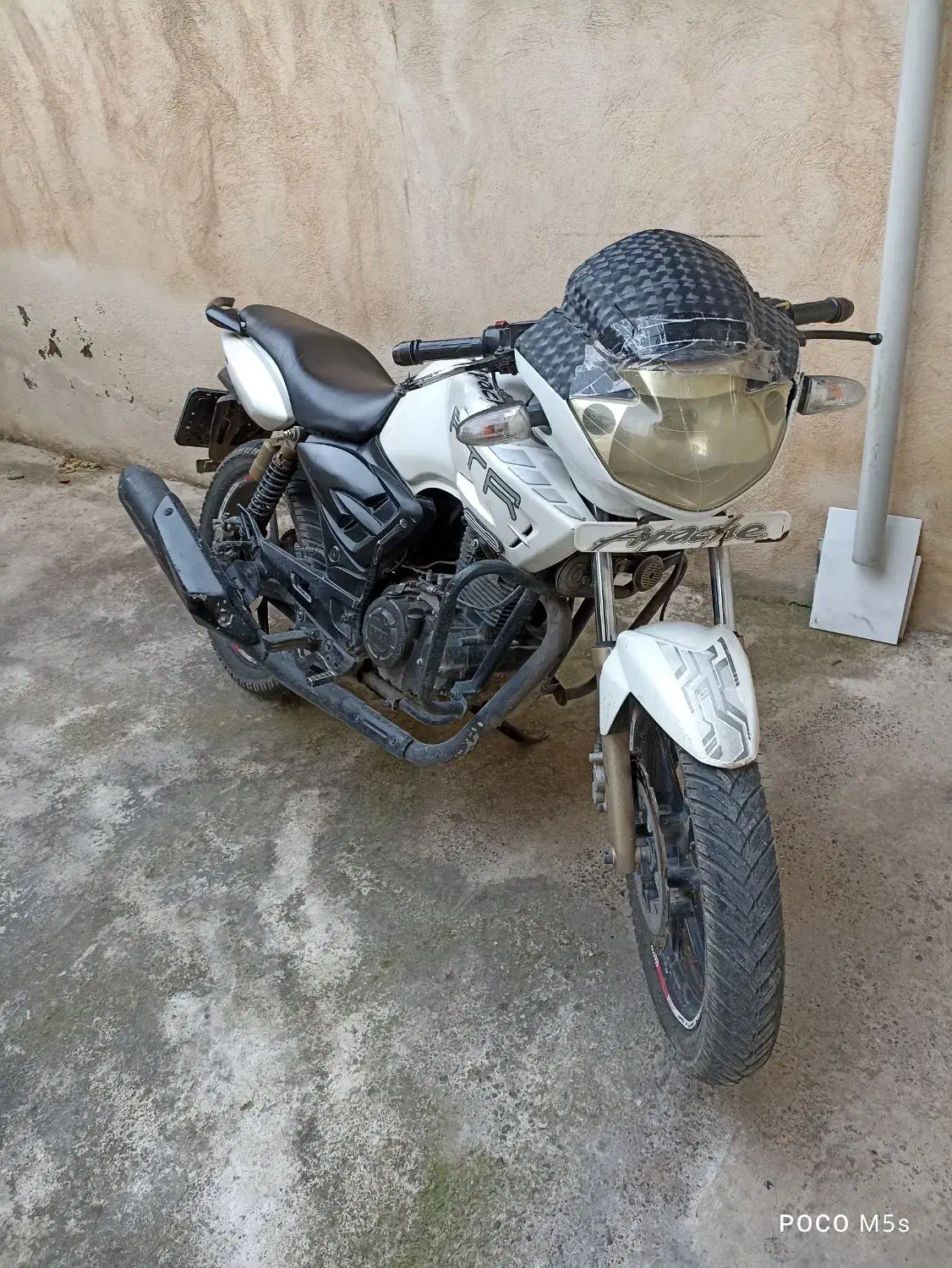 فروش متور سیکلت آپاچی ۱۸۰ مدل ۹۲ مزایده|موتورسیکلت|رودبار, |دیوار