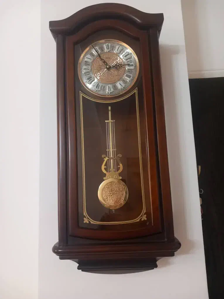 ساعت بدنه چوب وتابلو فرش|ساعت دیواری و تزئینی|محمدشهر, شهرک پیام (مهرالبرز)|دیوار