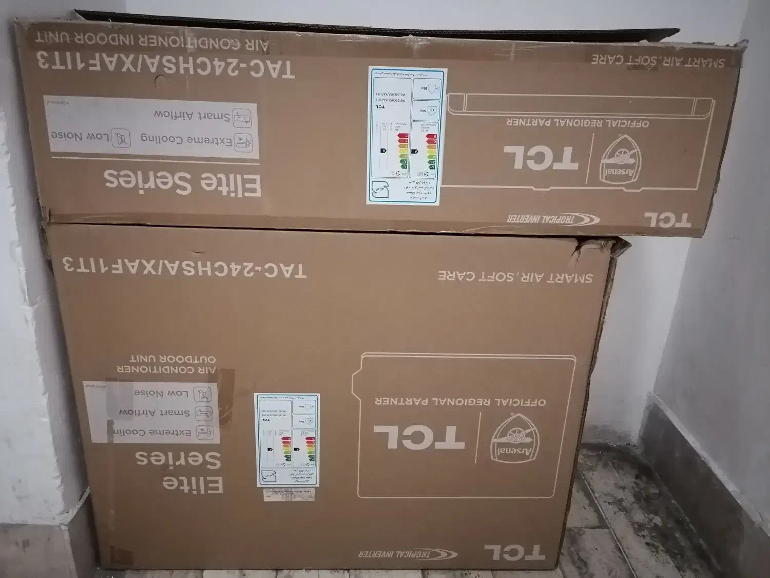 کارتن کولر گازی 24 هزار تی سی ال|کولر گازی و فن‌کوئل|پاکدشت, پاکدشت (مامازند)|دیوار