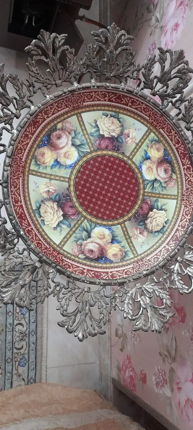 ظرف میوه برنزپایه دار کنار سالنی|صنایع دستی و سایر لوازم تزئینی|کرمانشاه, |دیوار