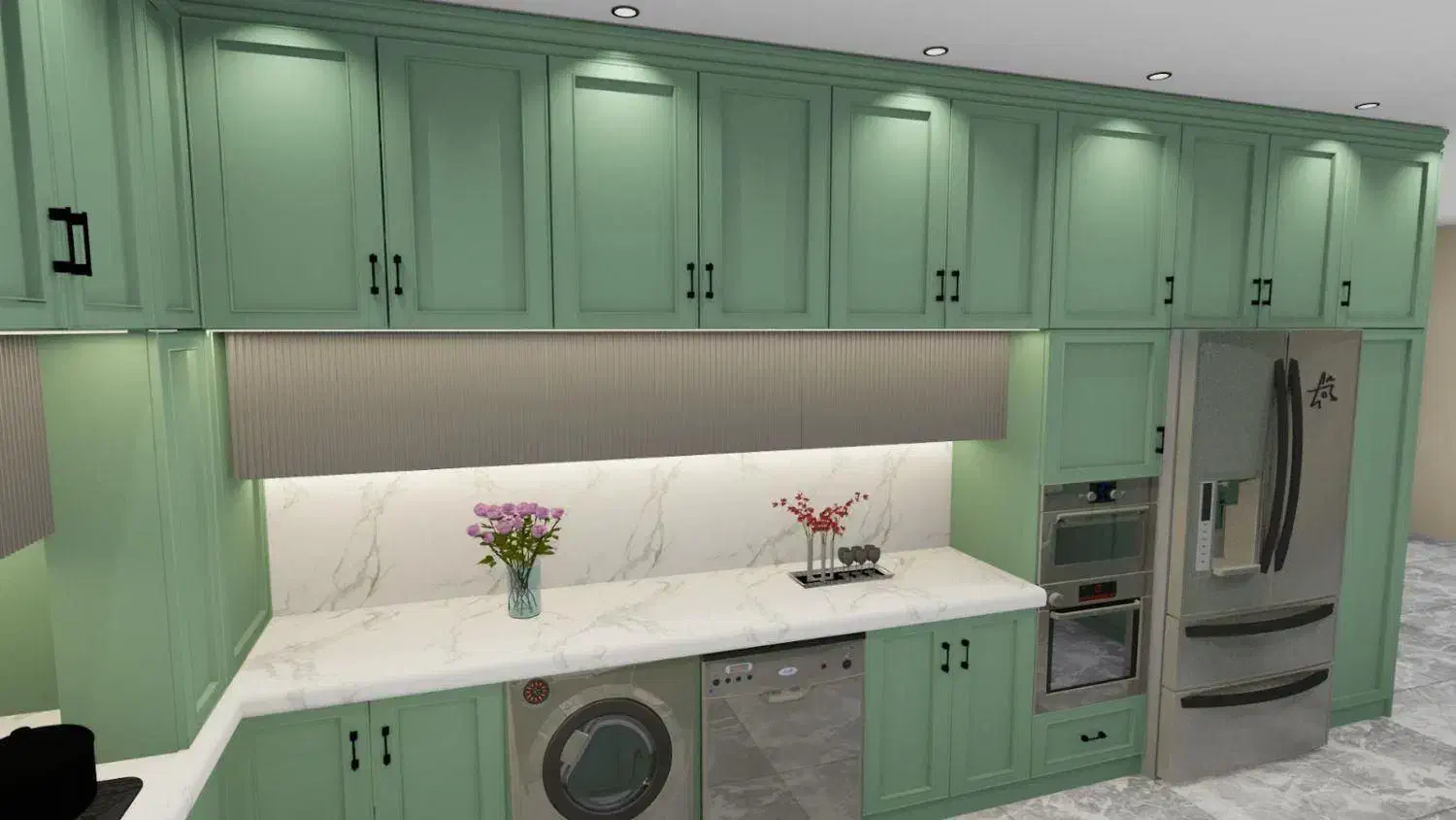 کابینت آماده ممبران/کلاسیک/باطراحی های فاخر5489|مصالح و تجهیزات ساختمان|لالجین, |دیوار