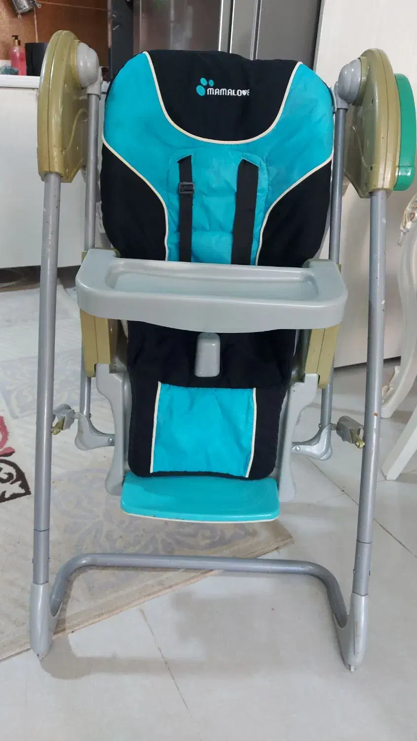 صندلی غذای تاب شونده موزیکال|تخت و صندلی بچه|کرمانشاه, |دیوار