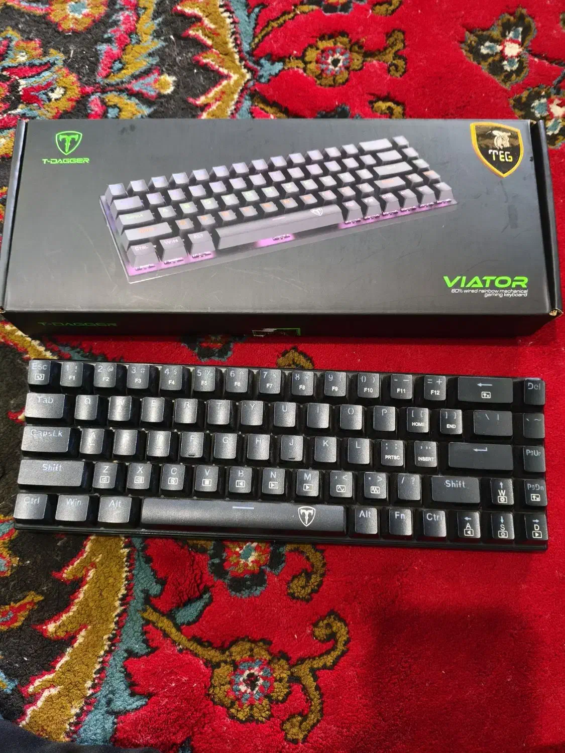 کیبورد گیمینگ T-Dagger Viator Tgk325 b|قطعات و لوازم جانبی رایانه|ملارد, |دیوار