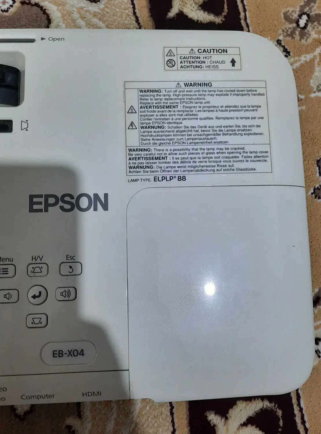 ویدئو پرژکتورEPSON|تلویزیون و پروژکتور|گنبد کاووس, |دیوار