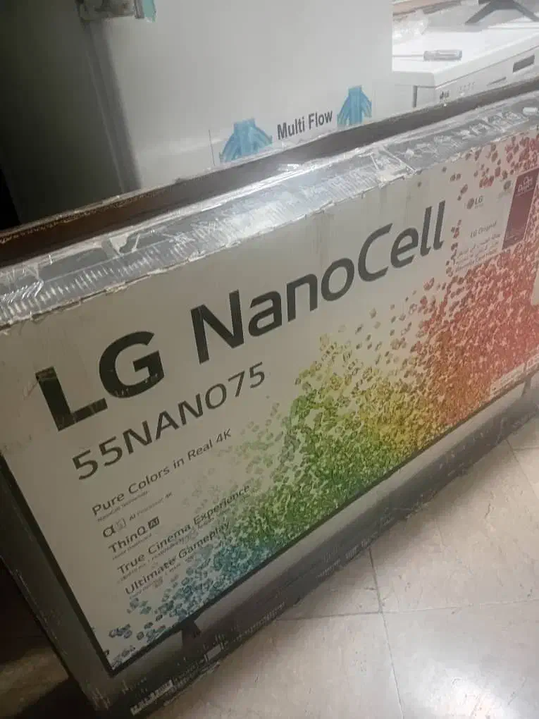 ال ای دی ال جی نانوسل ۵۵ اینچ 4K اسمارت با کارتن|تلویزیون و پروژکتور|تهران, مهرآباد|دیوار