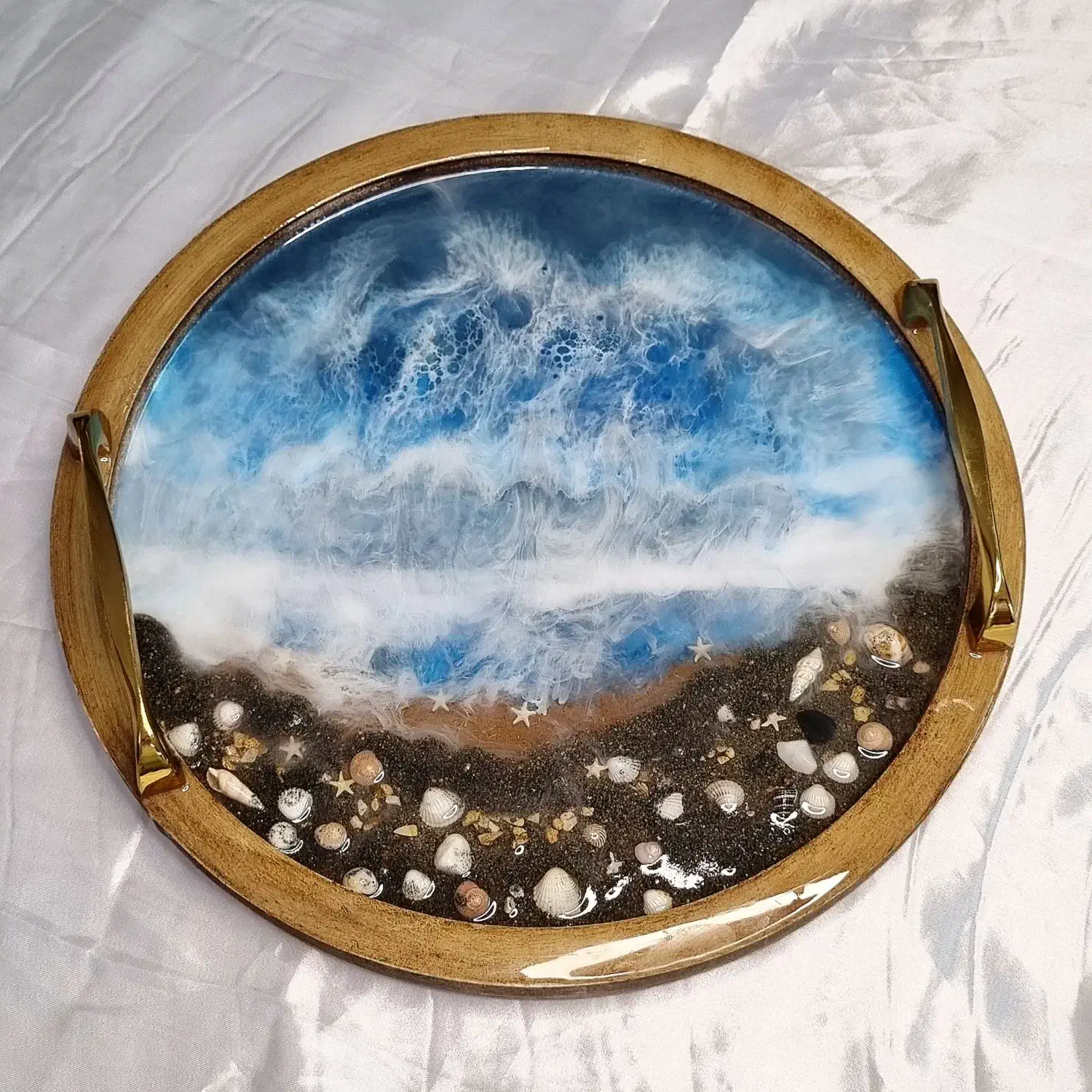 سینی و اردوخوری از جنس رزین|ظروف سرو و پذیرایی|تهران, دولاب|دیوار