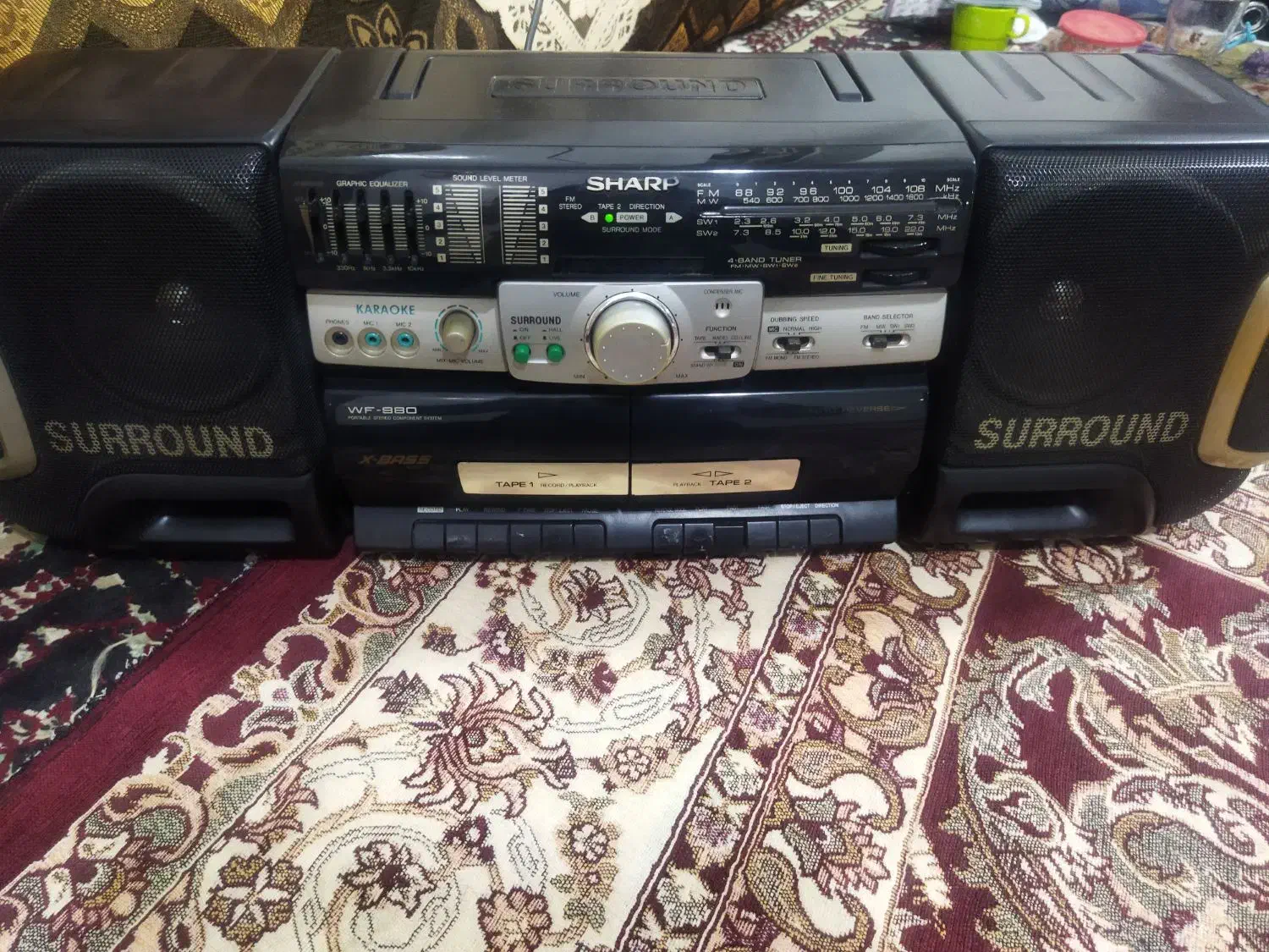 ضبط صوت شارپ|سیستم صوتی خانگی|شوش, |دیوار