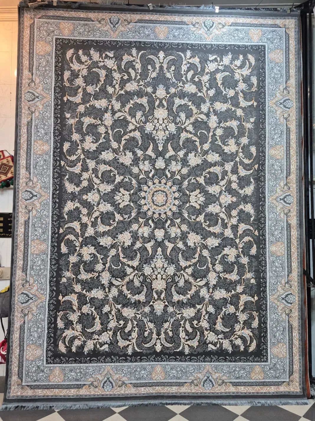 طرح ساحل نقره ای|فرش|دزفول, |دیوار