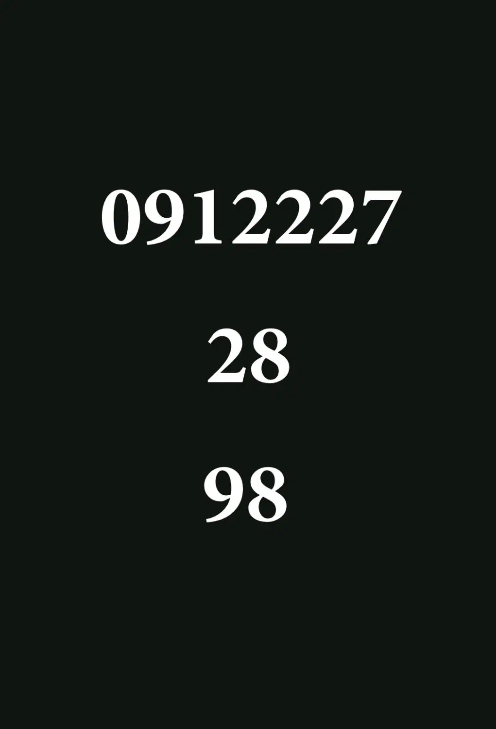 0912227.28.98|سیم‌کارت|تهران, سعادت‌آباد|دیوار