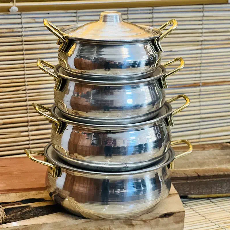 قابلمه روحی4تایی(تعویض ظروف کهنه بانو)خردکن اسپیکر|ظروف پخت‌وپز|قم, سید معصوم|دیوار
