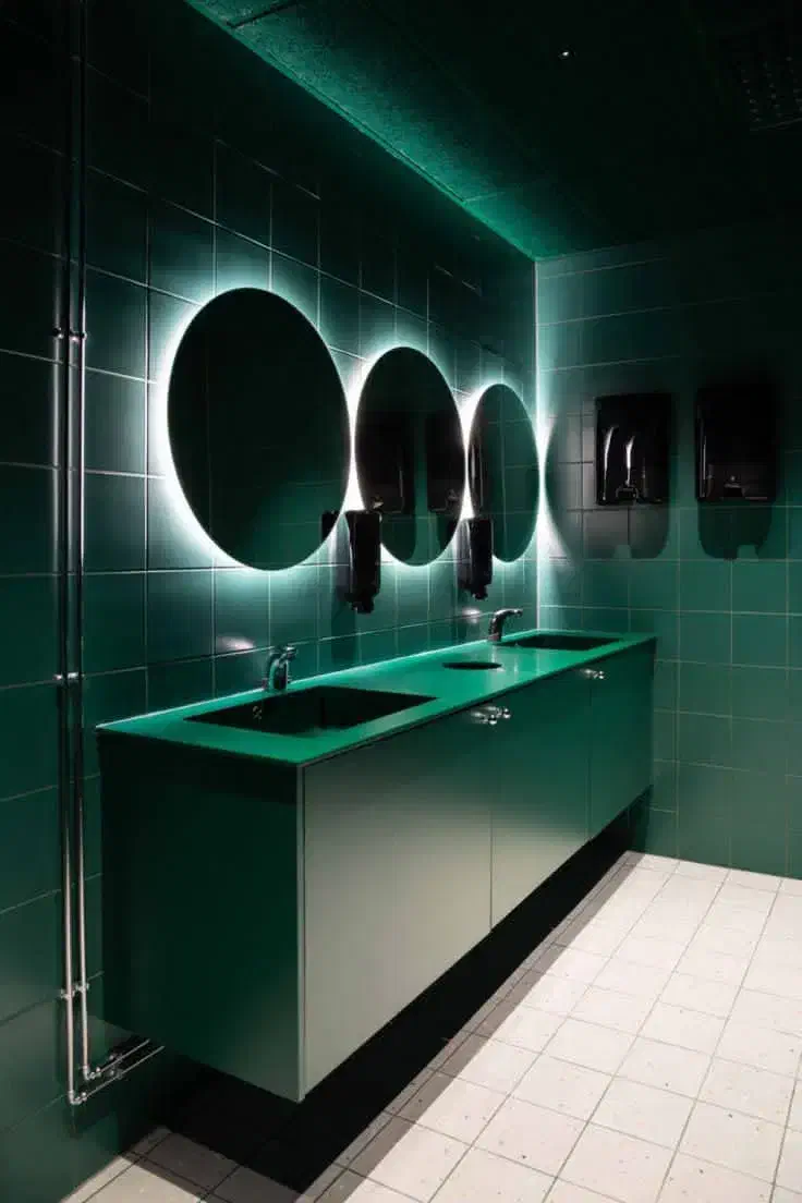 آینه گرد بک لایت کد۱۰|آینه|میاندوآب, |دیوار