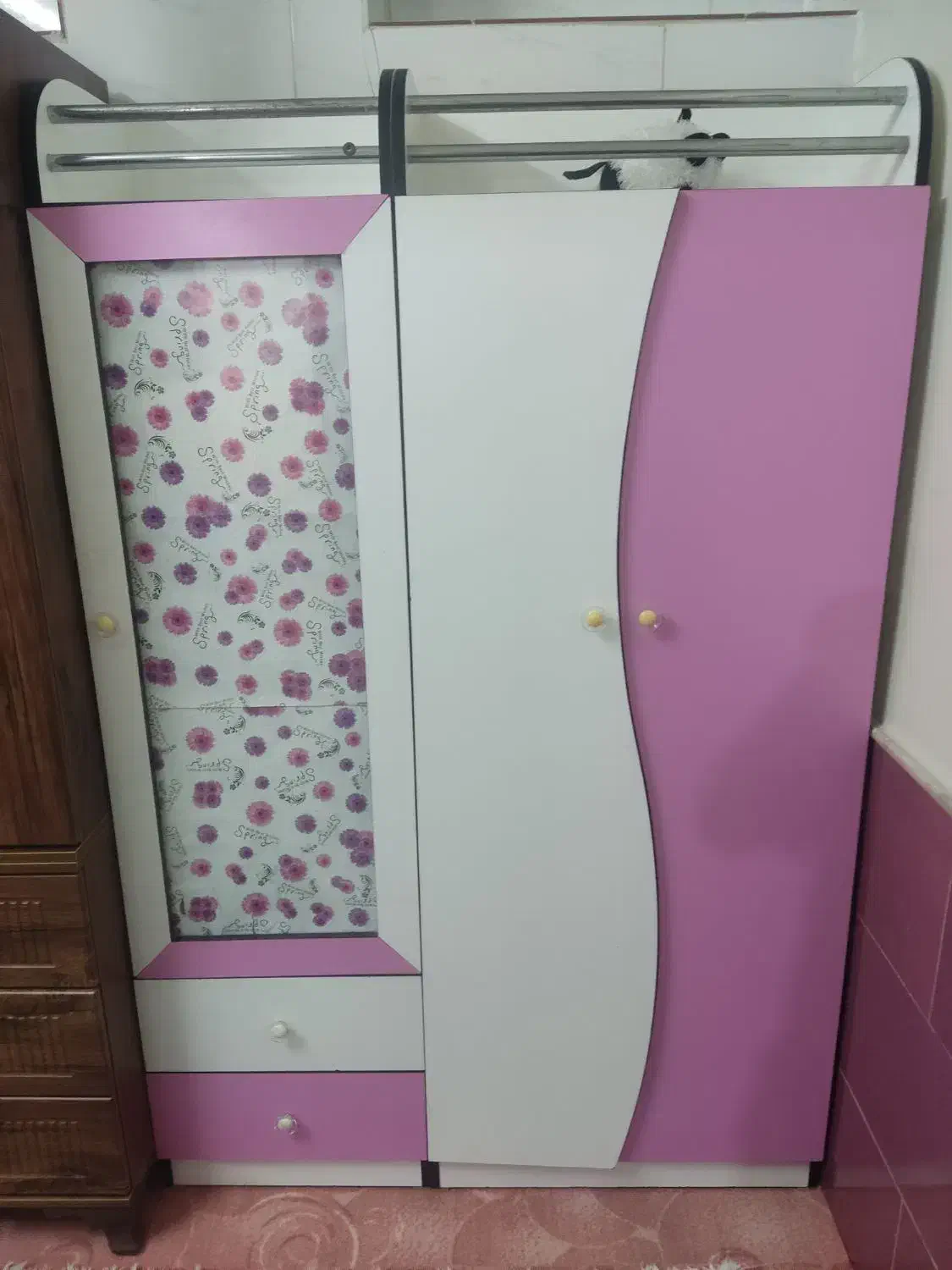 کمد کودک|جاکفشی، کمد، دراور|قم, زنبیل آباد|دیوار