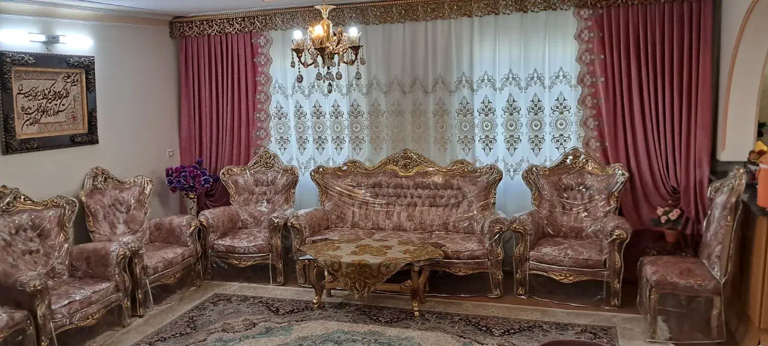 مبل ۹ نفره استیل|مبلمان خانگی و میز عسلی|ملایر, |دیوار