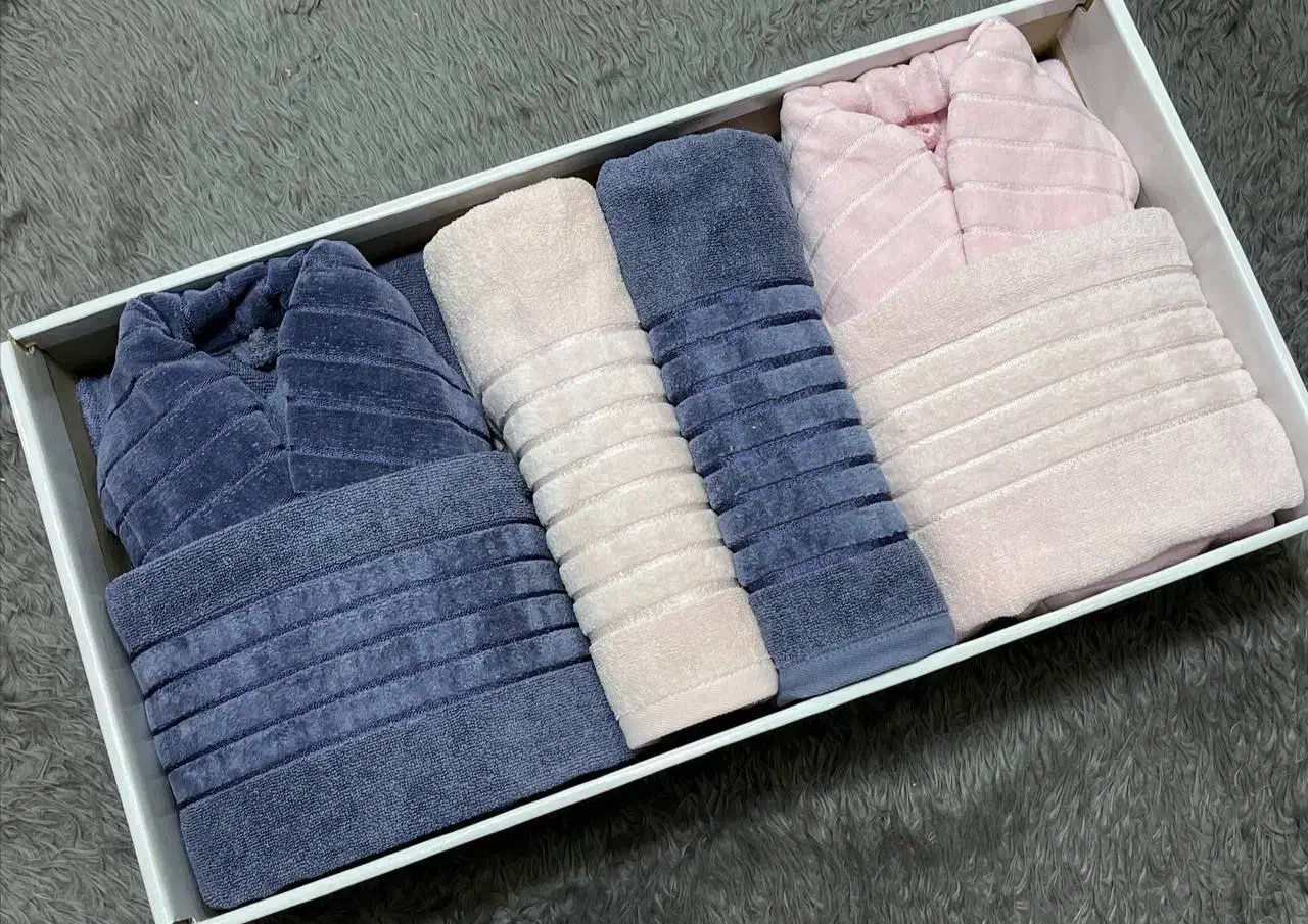 سرویس حوله دوقلو کوتون|سفره، حوله، دستمال آشپزخانه|یاسوج, |دیوار