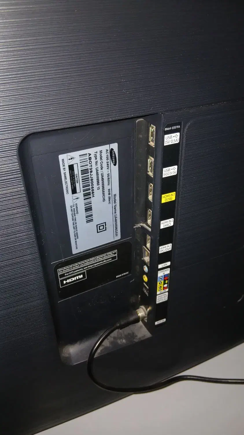 تلویزیون ۴۹ اینچ سامسونگ|تلویزیون و پروژکتور|تهران, فرمانیه|دیوار