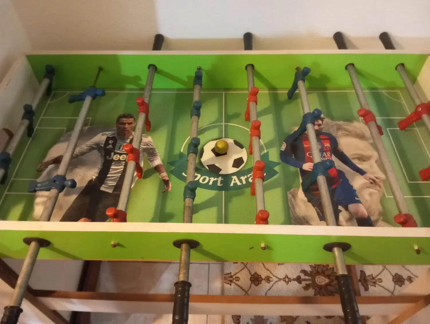 فوتبال دستی بزرگ درحد نو همراه با میز همراه 1 توپ|اسباببازی|اندیشه, اندیشه فاز ۲|دیوار