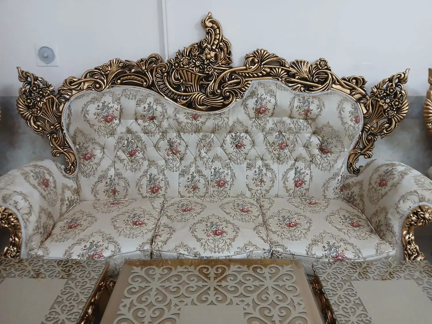 مبل سلطنتی ۹ نفره جلو مبلی|مبلمان خانگی و میز عسلی|سنندج, |دیوار