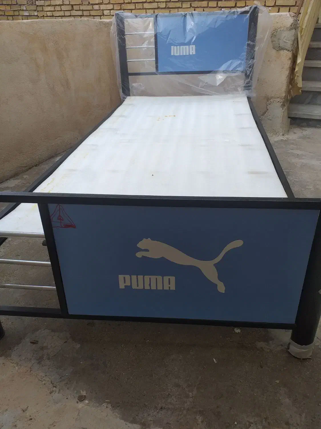 تخت فلزی یک نفره|تشک تختخواب|بندر ماهشهر, |دیوار