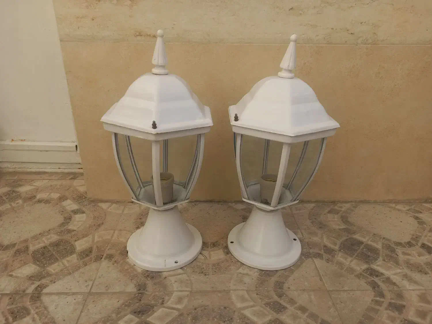 لوستر حیاطی دیواری ... چراغ لامپ|لامپ و چراغ|ساوه, |دیوار