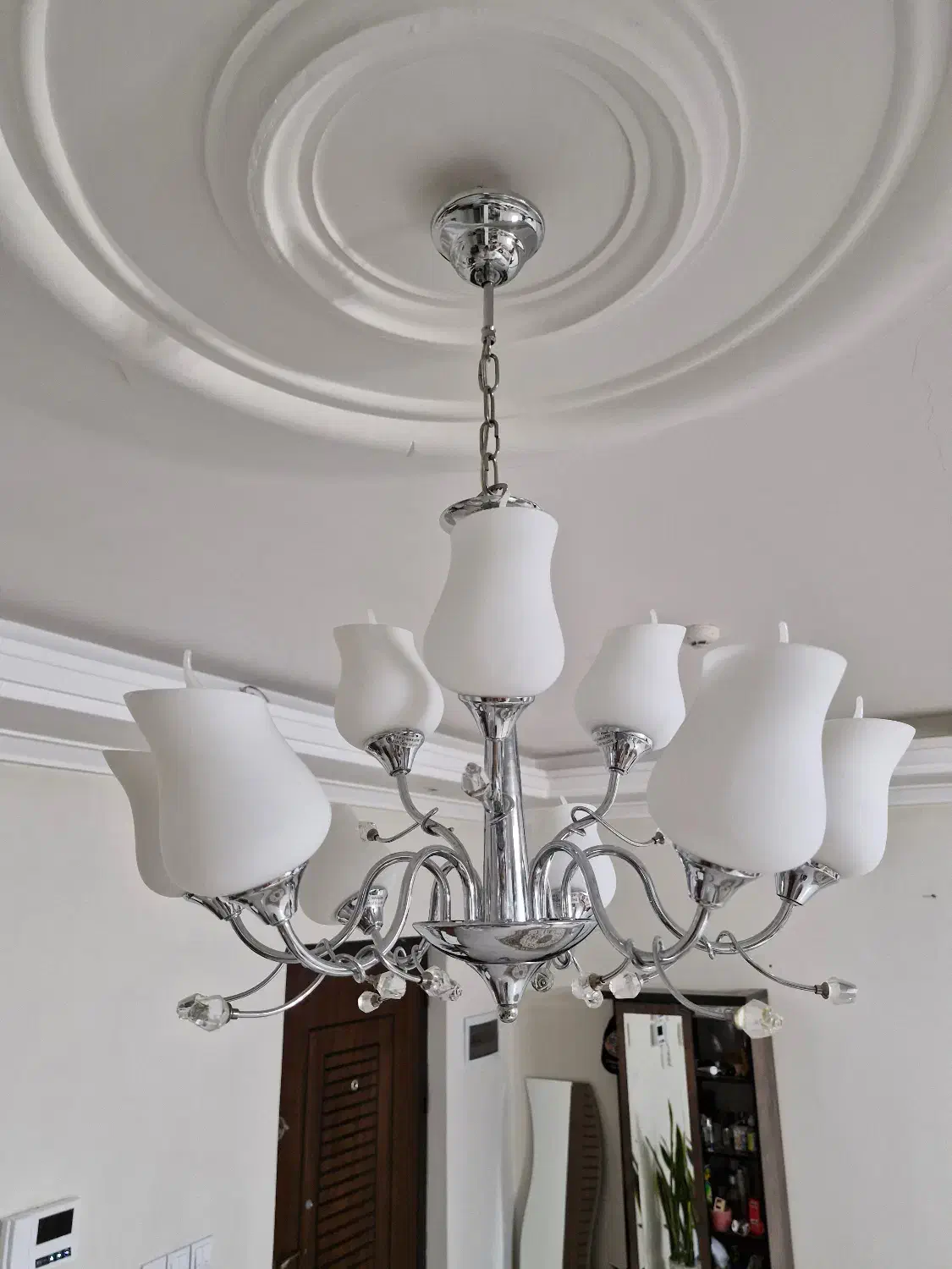 دو عدد لوستر ۹ شعله|لوستر و چراغ آویز|تهران, تهرانسر مرکزی|دیوار