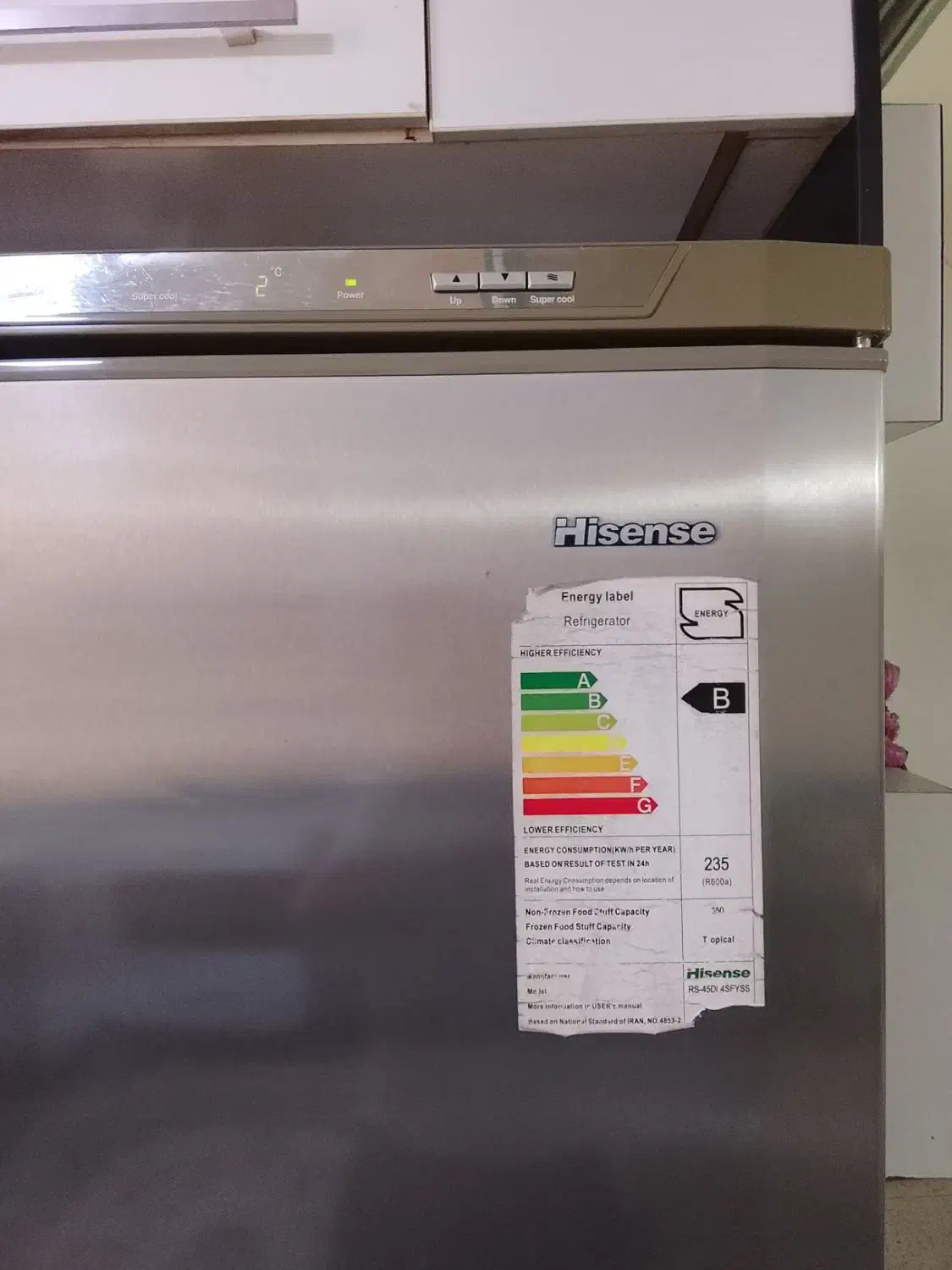 یخچال دوقلو هایسنز کاملا سالم|یخچال و فریزر|اسلامشهر, شهرک واوان|دیوار
