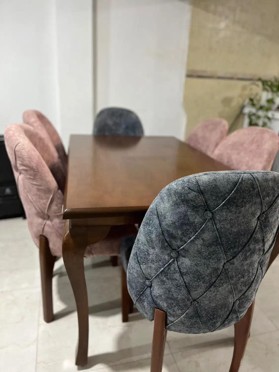 میز غذاخوری ۶نفره|میز و صندلی غذاخوری|سلمان‌شهر, |دیوار