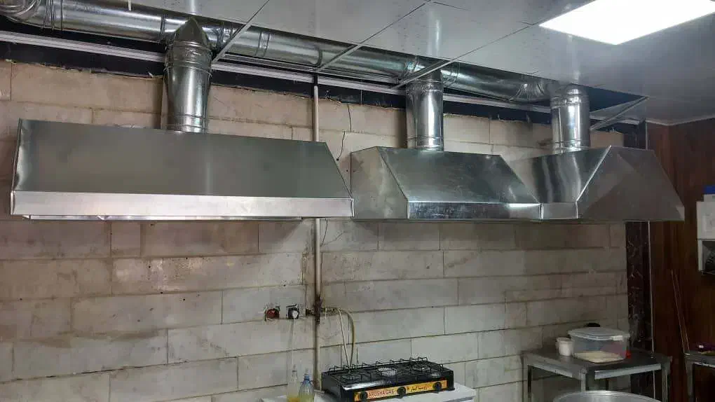 فروش واجرای هودصنعتی استاندارد رستوران،فست فود|خدمات پیشه و مهارت|گرمدره, |دیوار