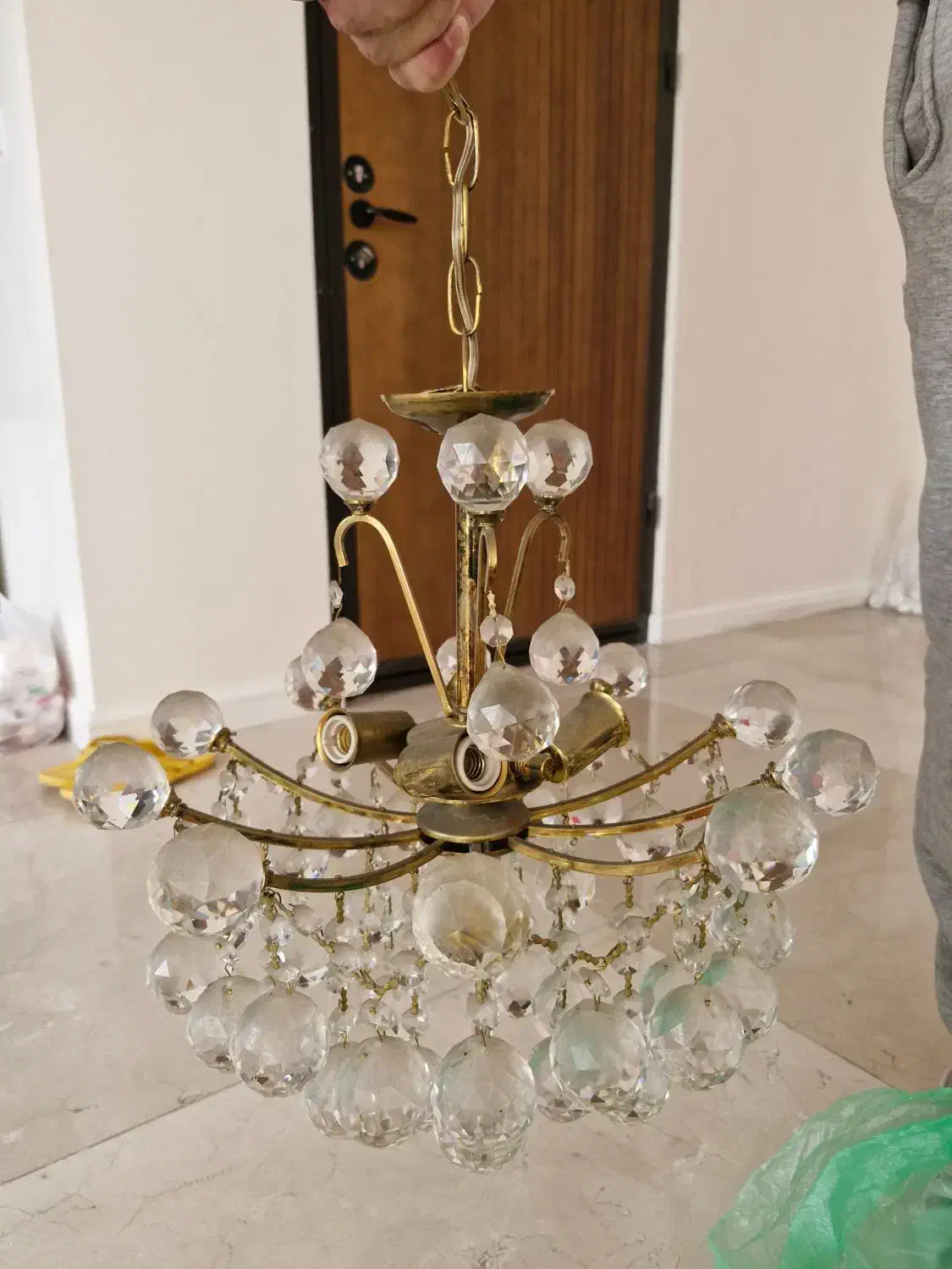 لوستر|لوستر و چراغ آویز|تهران, کاج|دیوار