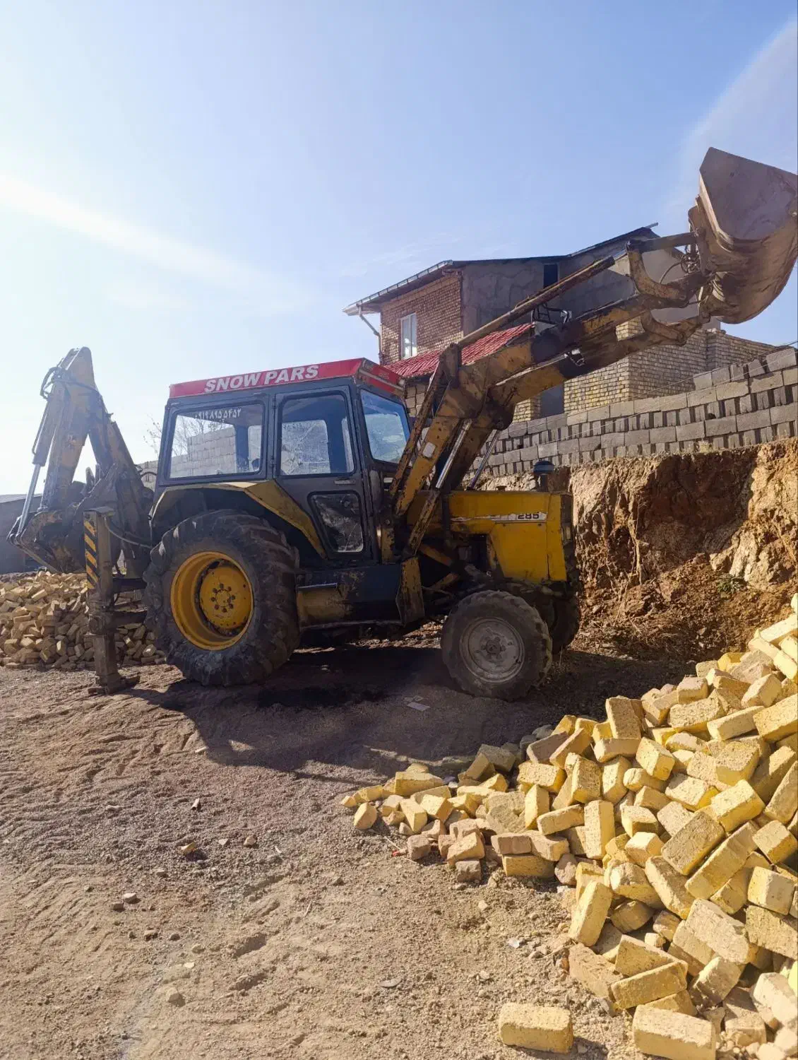 بیل بکهو سنوپارس|خودرو سنگین|شیروان (لرستان), |دیوار