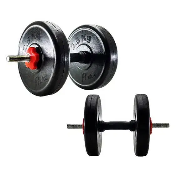 دمبل دو کیلویی مشکی قرمز|تجهیزات ورزشی|تهران, هلال احمر|دیوار