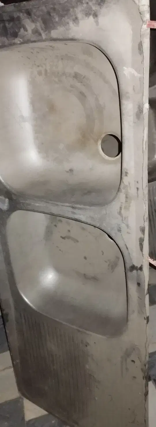 دو عدد سینک|آب‌چکان و نظم‌دهنده ظروف|گرگان, |دیوار