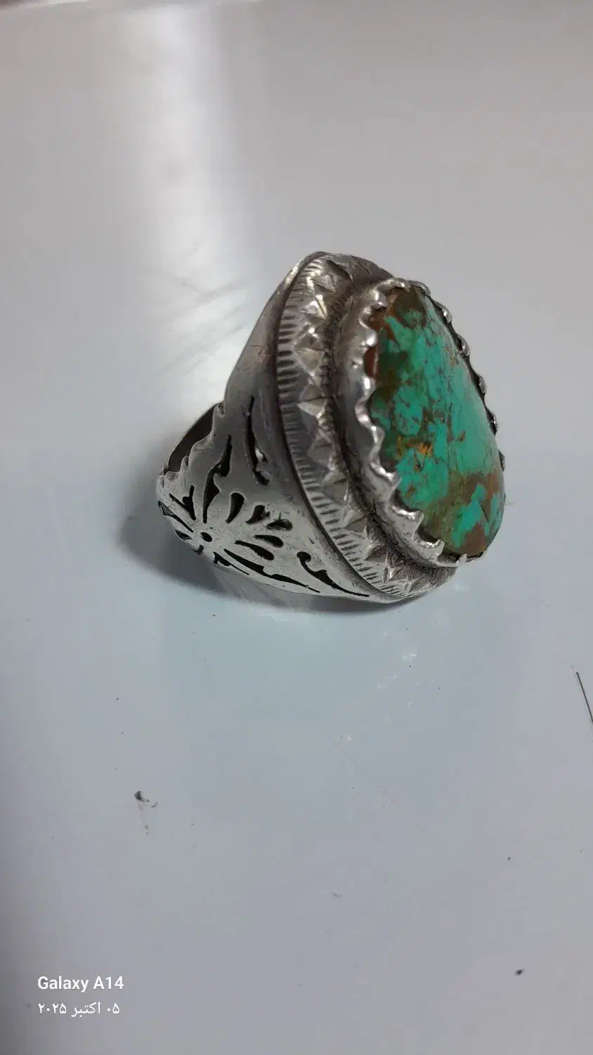 انگشتر نقره قدیمی سال ۱۳۳۰|کلکسیون اشیاء عتیقه|اشتهارد, |دیوار